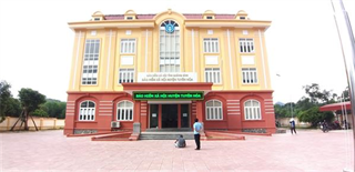 Thi công lắp đặt bảng led P10 cho đơn bị Bảo Hiểm Xã Hội huyện Tuyên Hóa